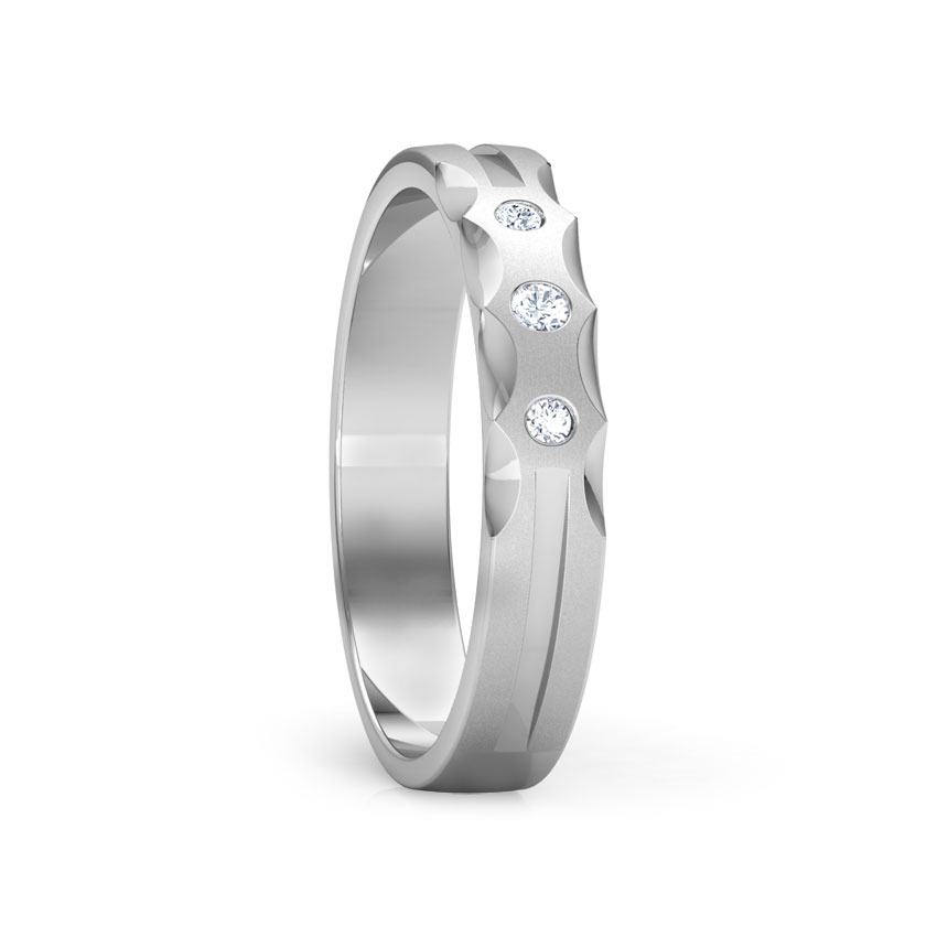Estella Platinum Band for Her Estella Platinum Band for Her