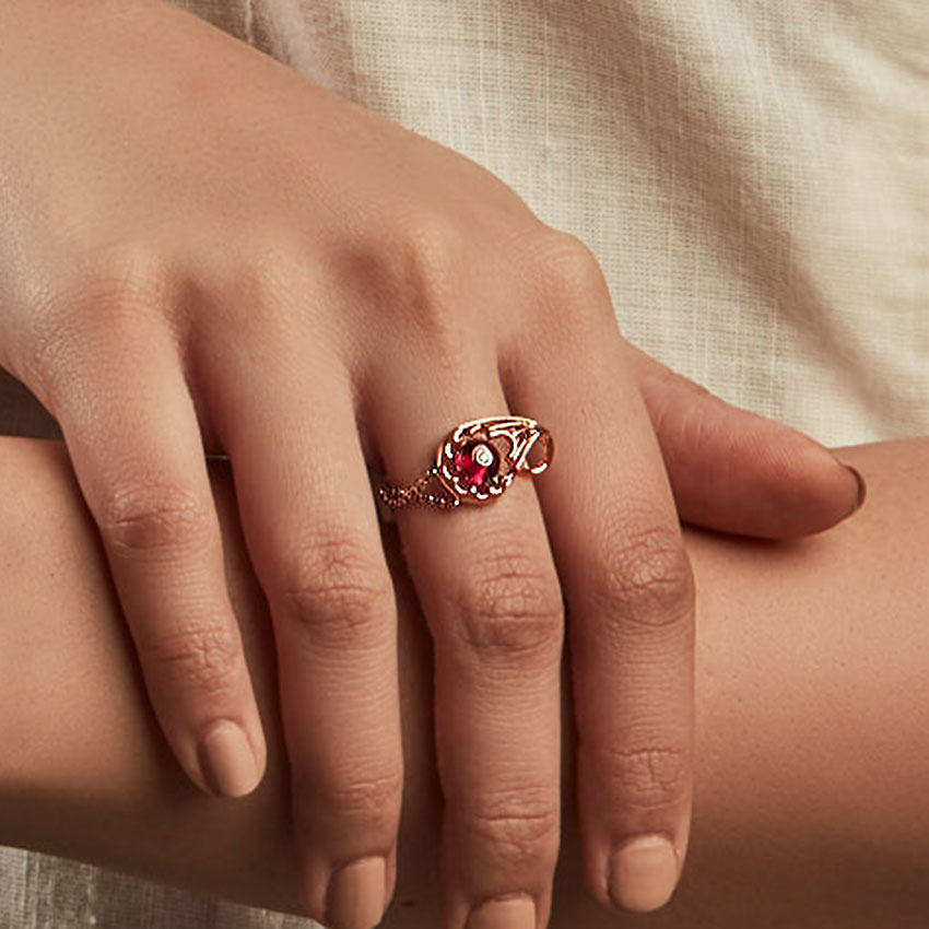 Exquisite Paisley Ring