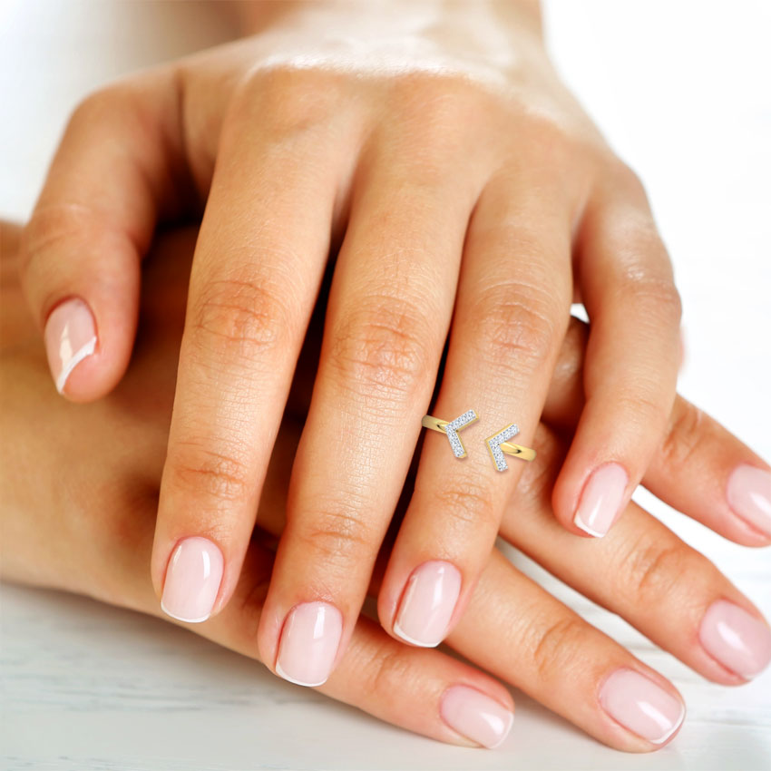 Dart Diamond Midi Ring Dart Diamond Midi Ring