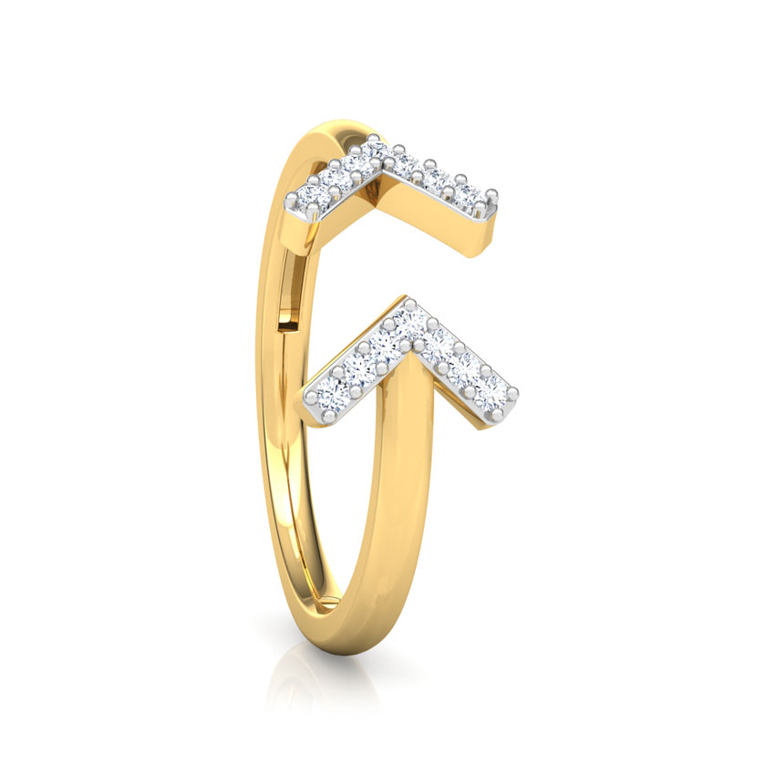 Dart Diamond Midi Ring Dart Diamond Midi Ring