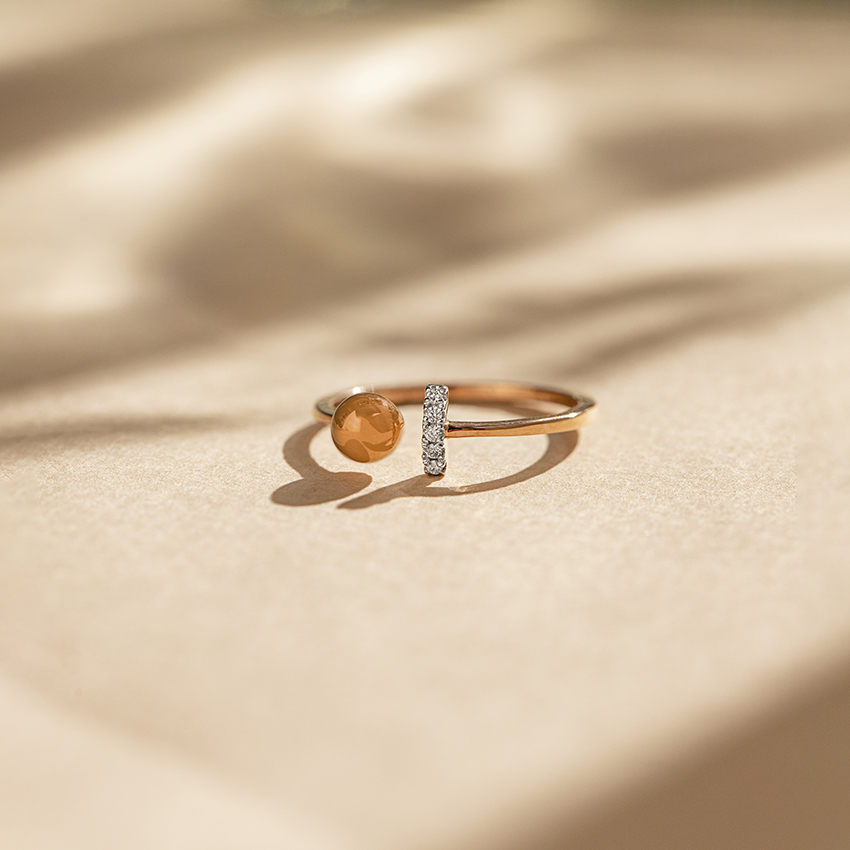 Orb Open Diamond Ring