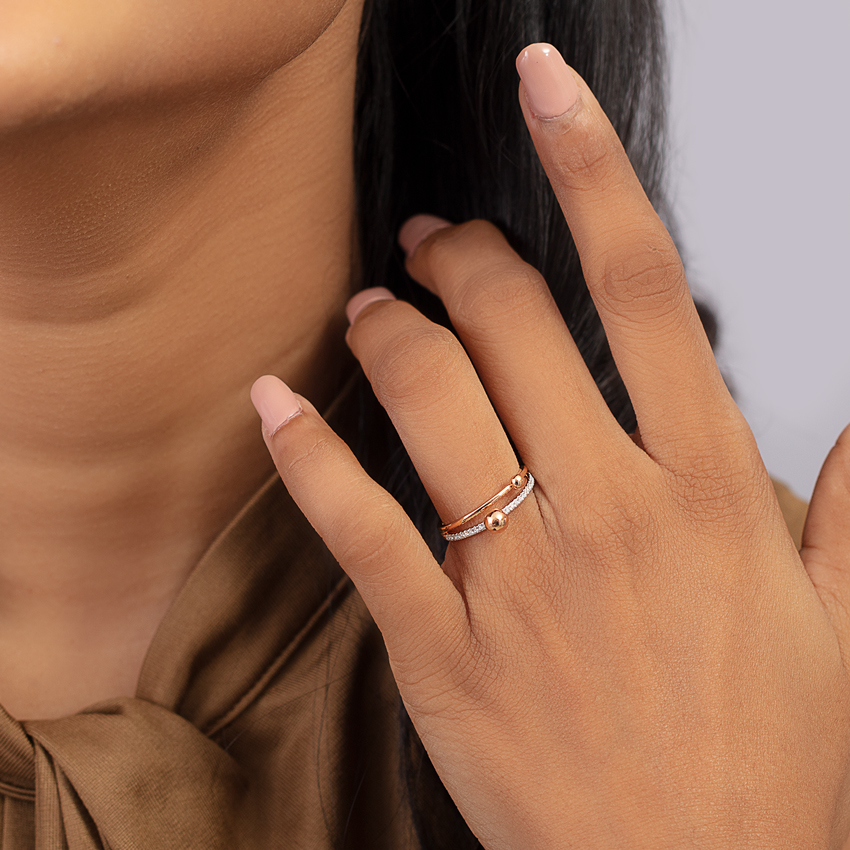 Dewdrops Linear Diamond Ring Dewdrops Linear Diamond Ring