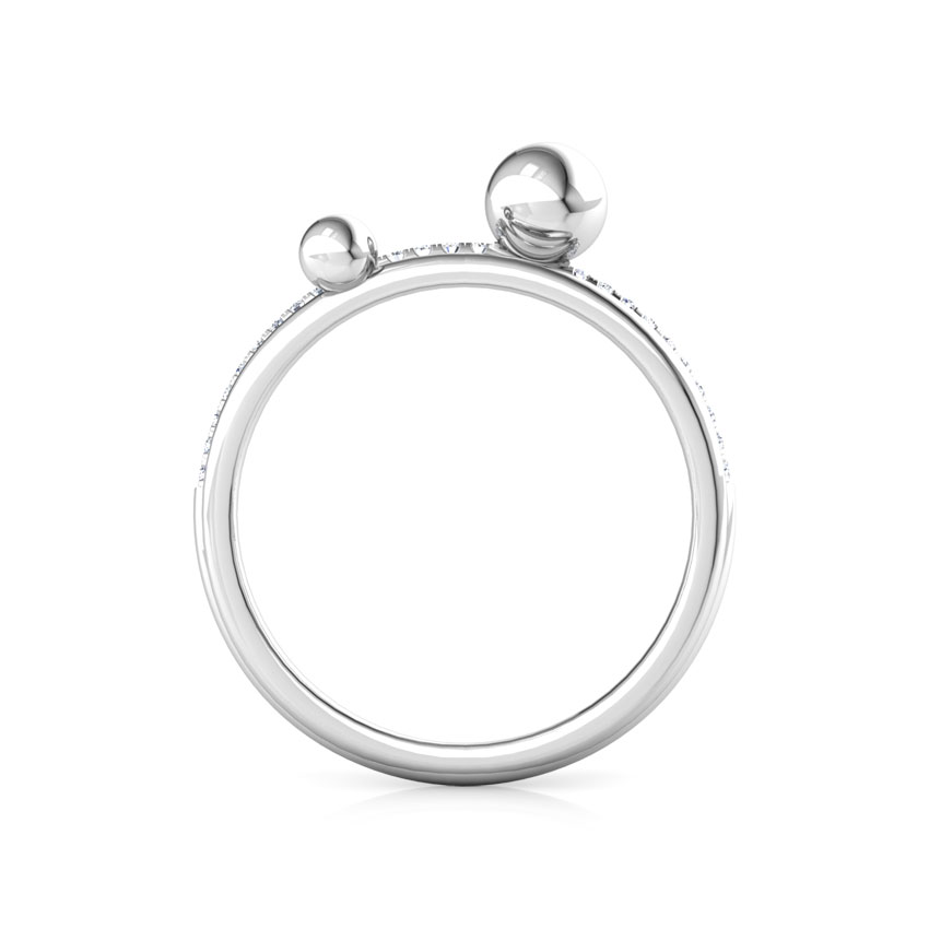 Dewdrops Linear Diamond Ring