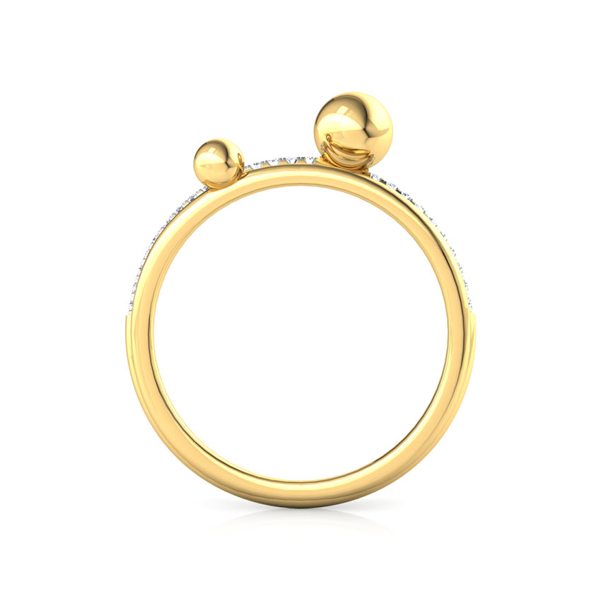 Dewdrops Linear Diamond Ring