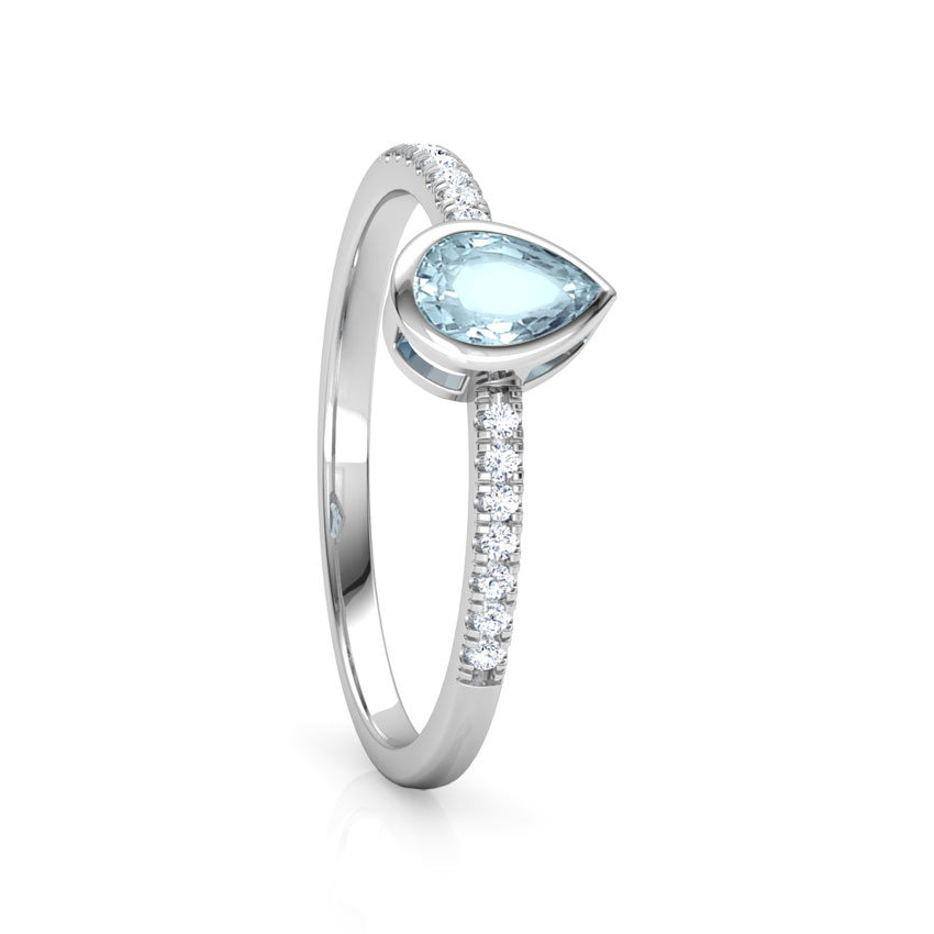 Topaz Drop Ring