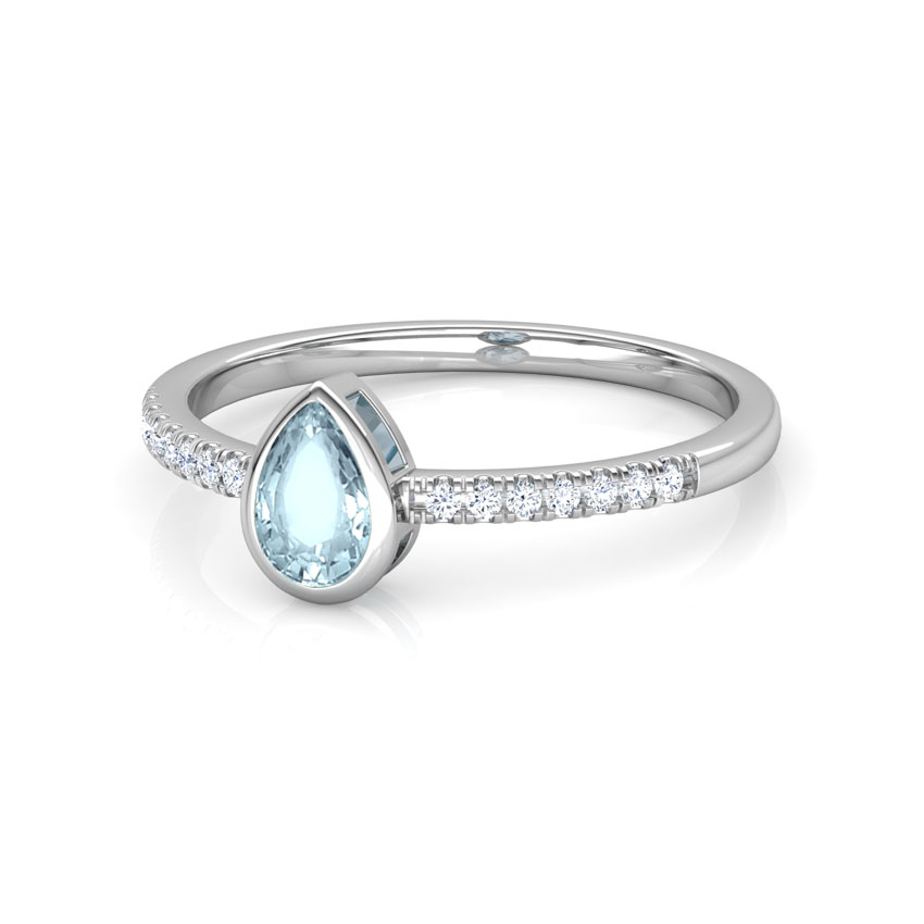 Topaz Drop Ring