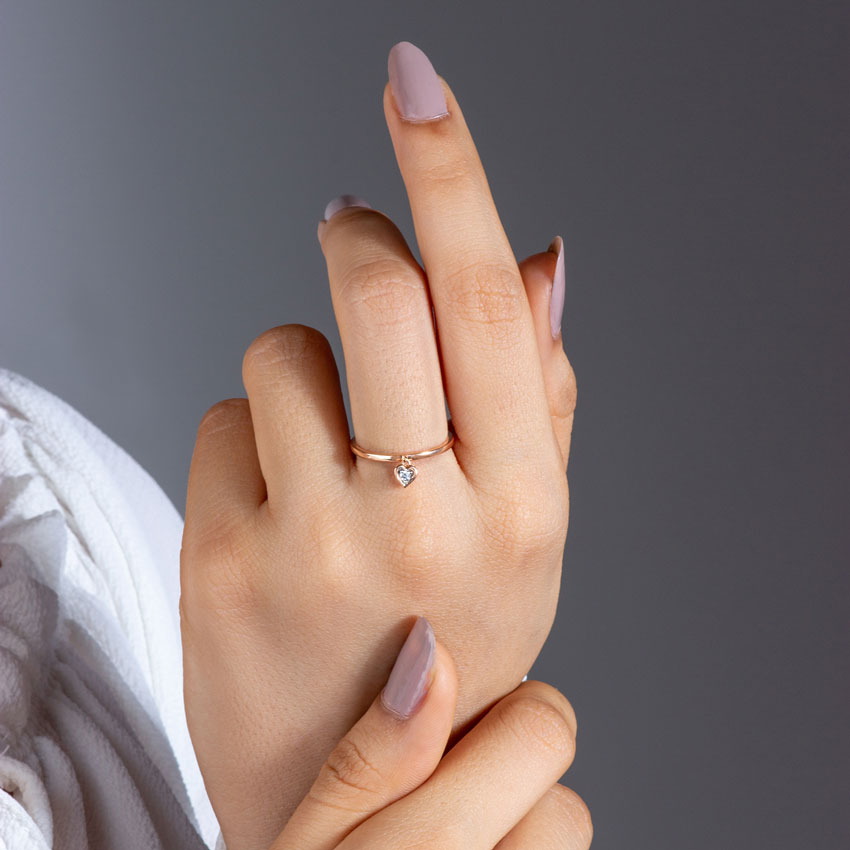 Heart Stackable Ring Heart Stackable Ring