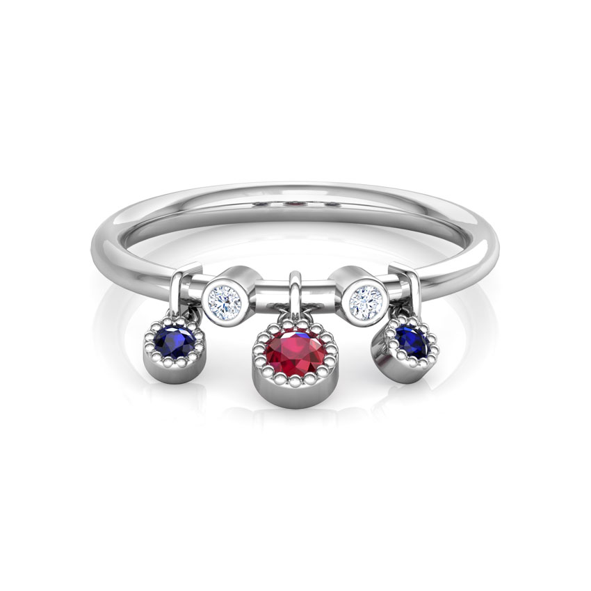 Dangling Stackable Diamond Ring