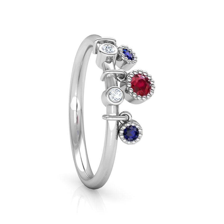 Dangling Stackable Diamond Ring