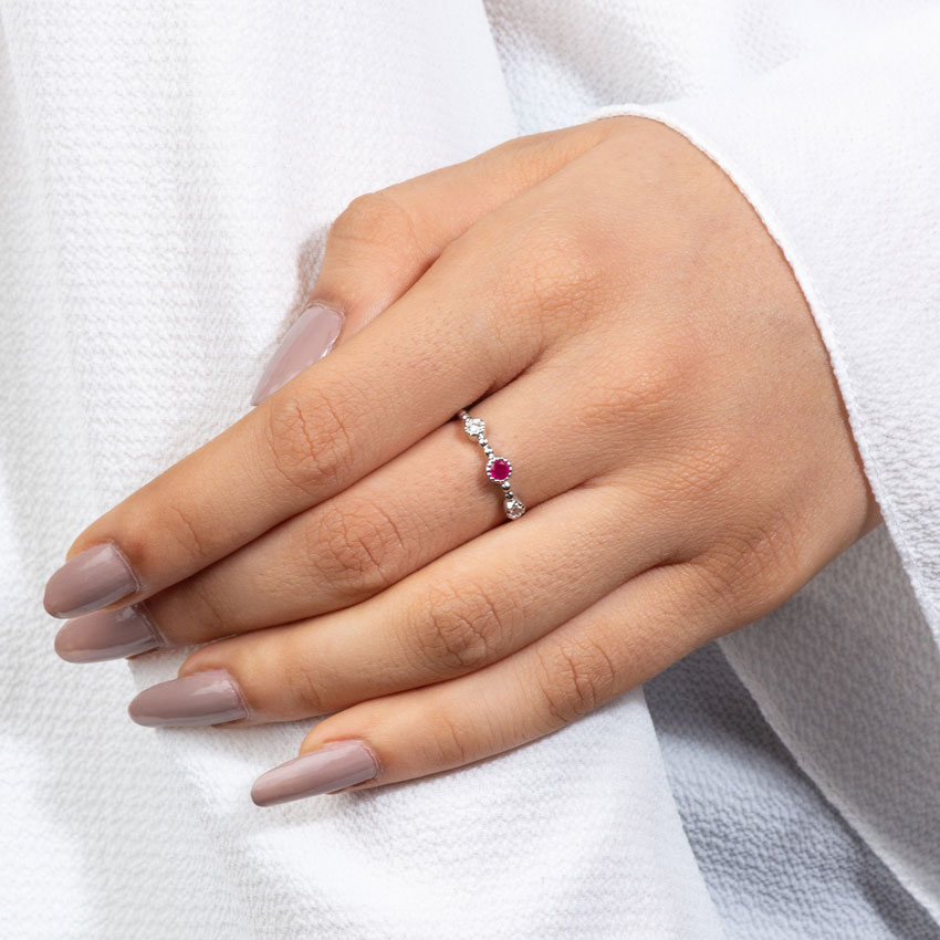 Bubbles Stackable Ring