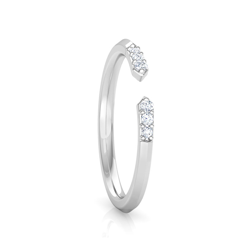 Edgy Stackable Diamond Ring Edgy Stackable Diamond Ring