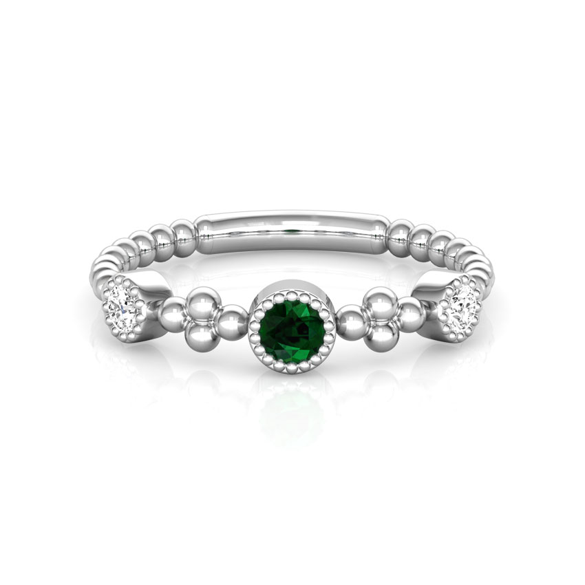 Droplets Stackable Diamond Ring