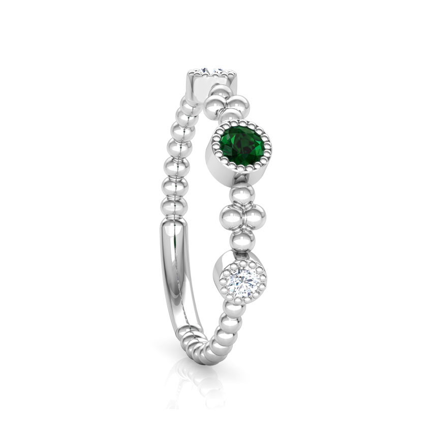 Droplets Stackable Diamond Ring