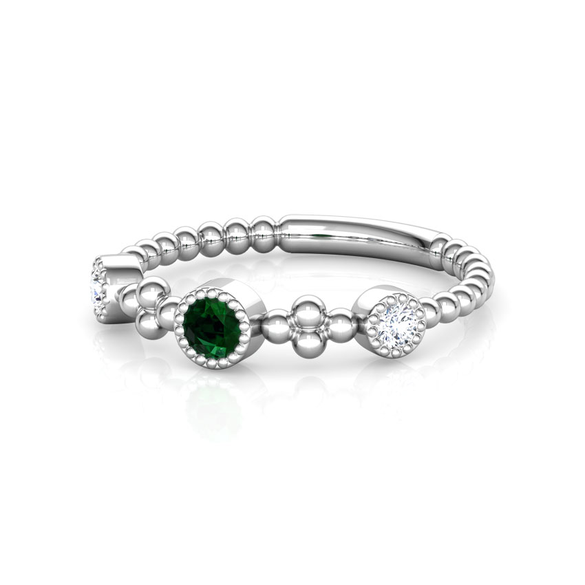 Droplets Stackable Diamond Ring