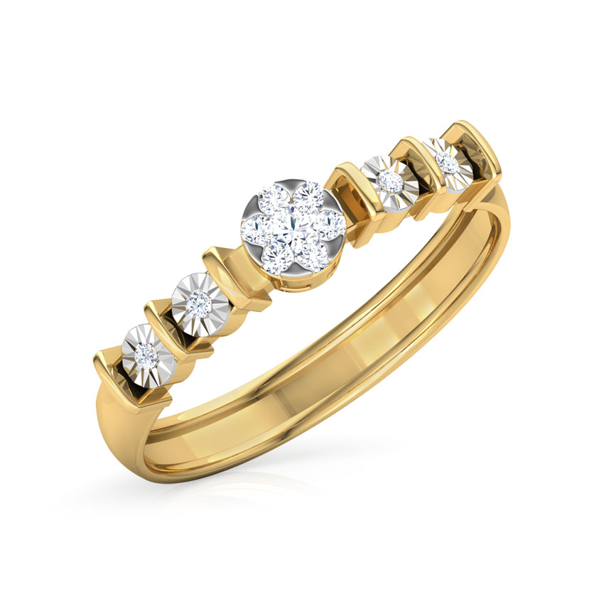 Quintet Miracle Plate Diamond Band