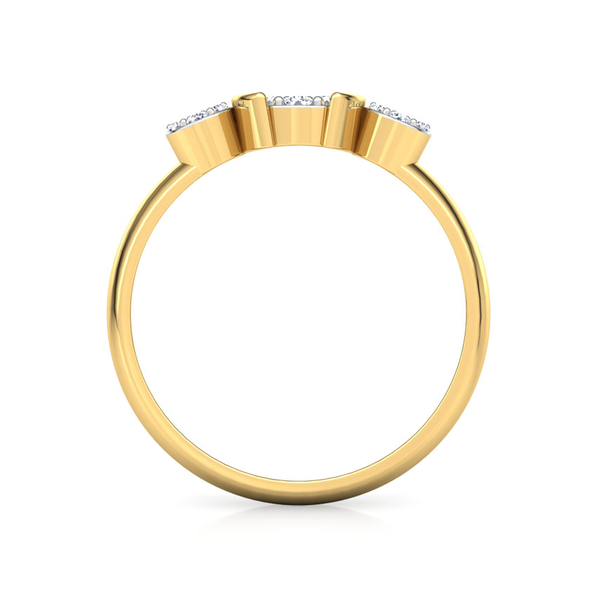 Trio Cluster Diamond Band Trio Cluster Diamond Band