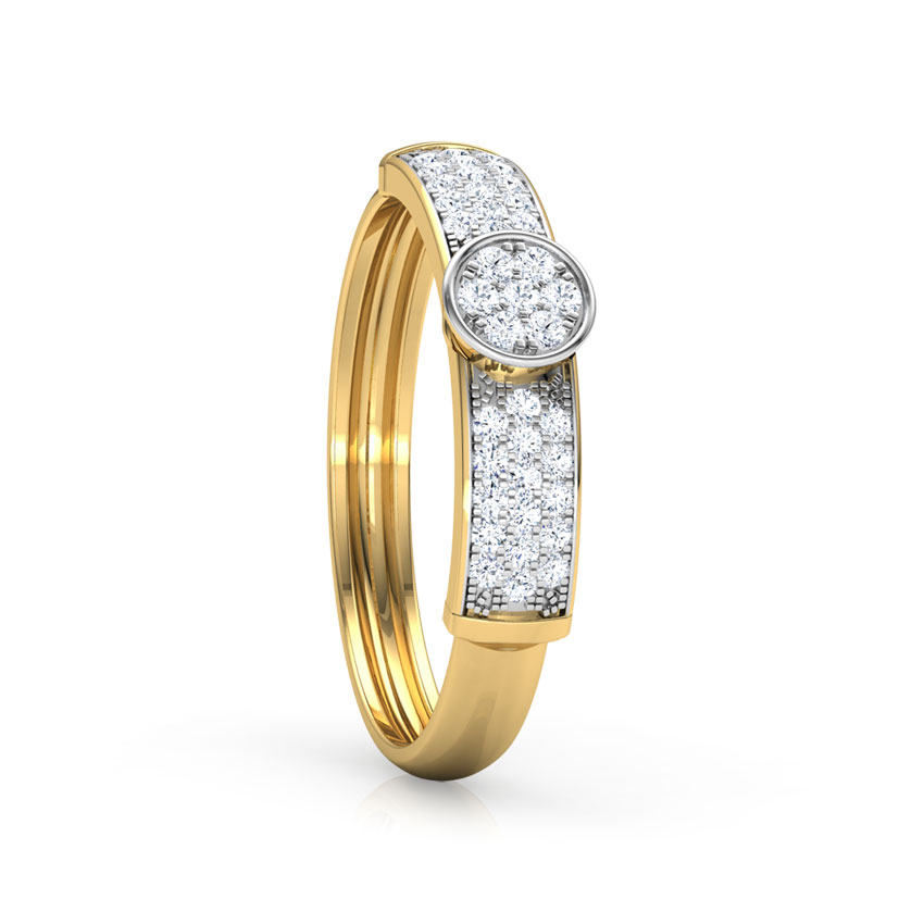 Classic Cluster Diamond Band