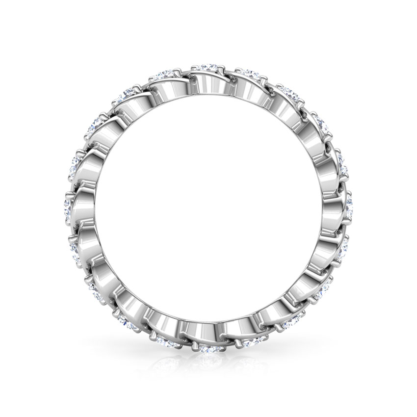 Wave Eternity Diamond Band