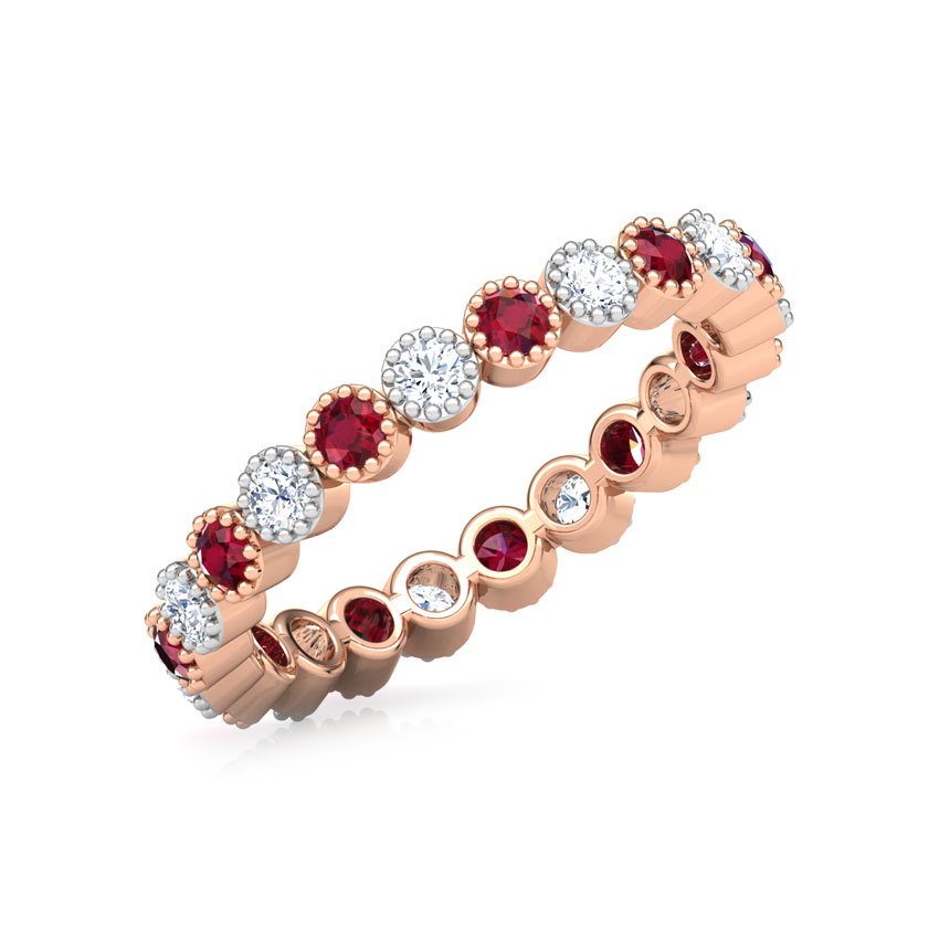 Gemstone Eternity Ring