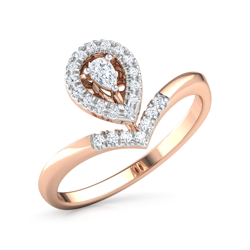 Glowing Drop Promise Diamond Ring Glowing Drop Promise Diamond Ring