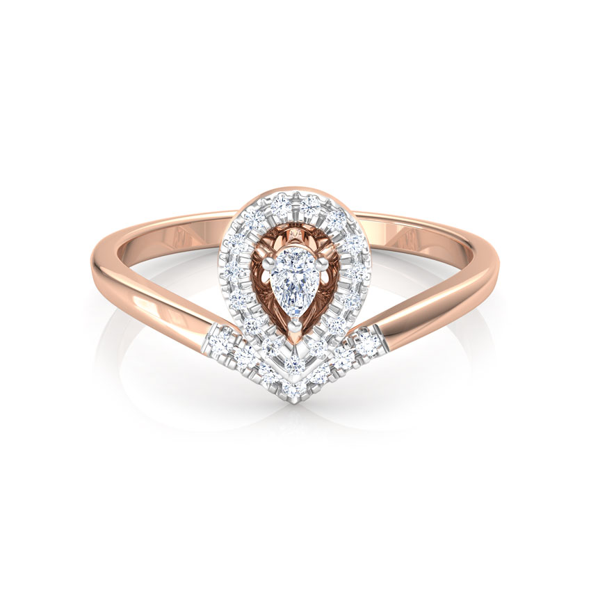 Glowing Drop Promise Diamond Ring Glowing Drop Promise Diamond Ring