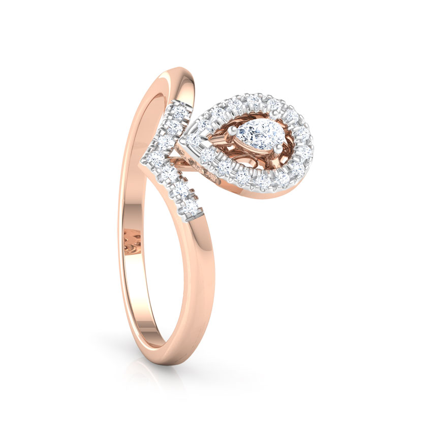 Glowing Drop Promise Diamond Ring Glowing Drop Promise Diamond Ring
