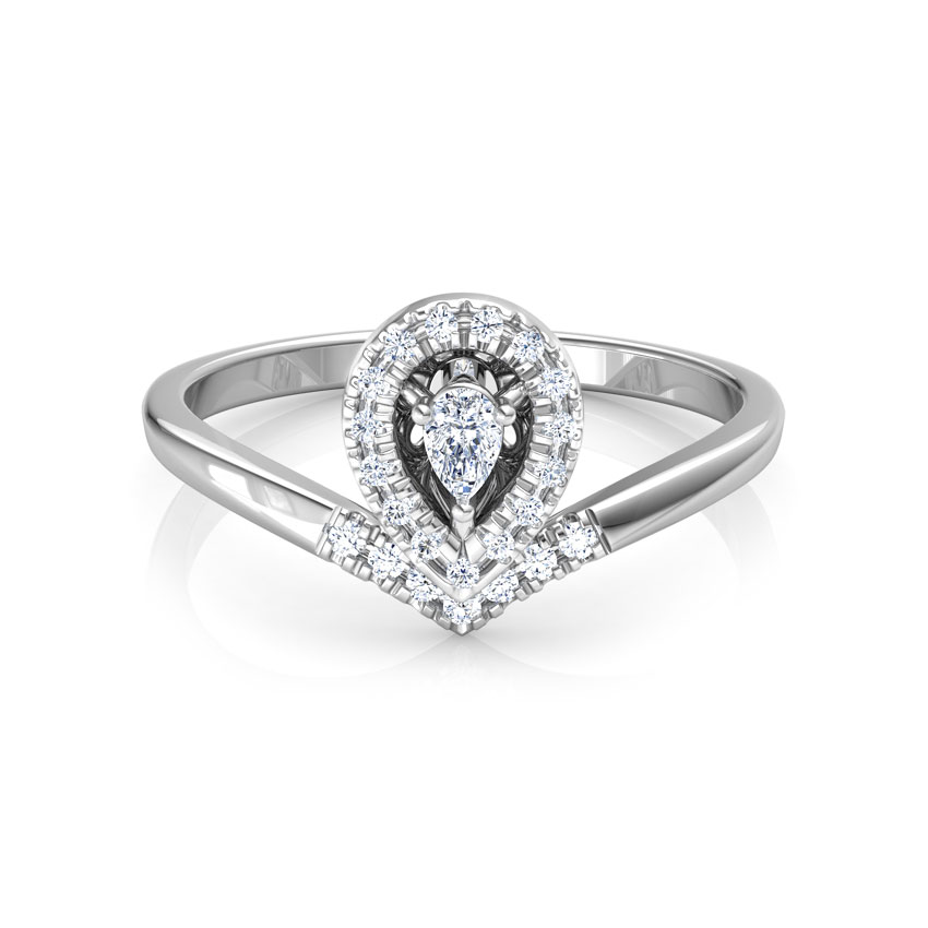 Glowing Drop Promise Diamond Ring Glowing Drop Promise Diamond Ring