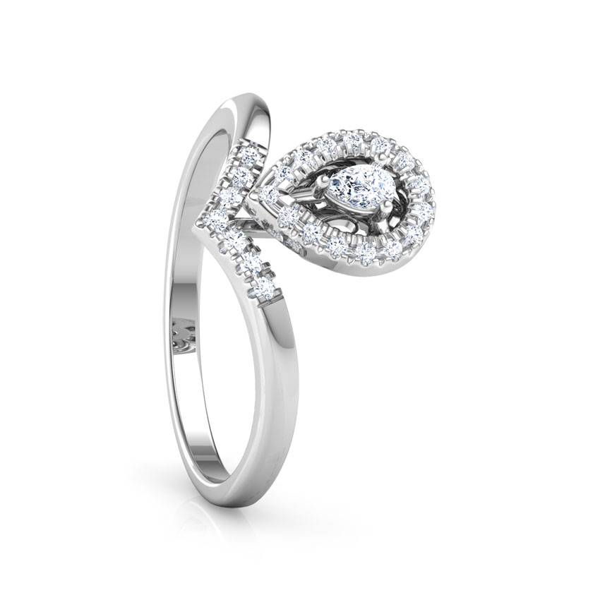 Glowing Drop Promise Diamond Ring Glowing Drop Promise Diamond Ring