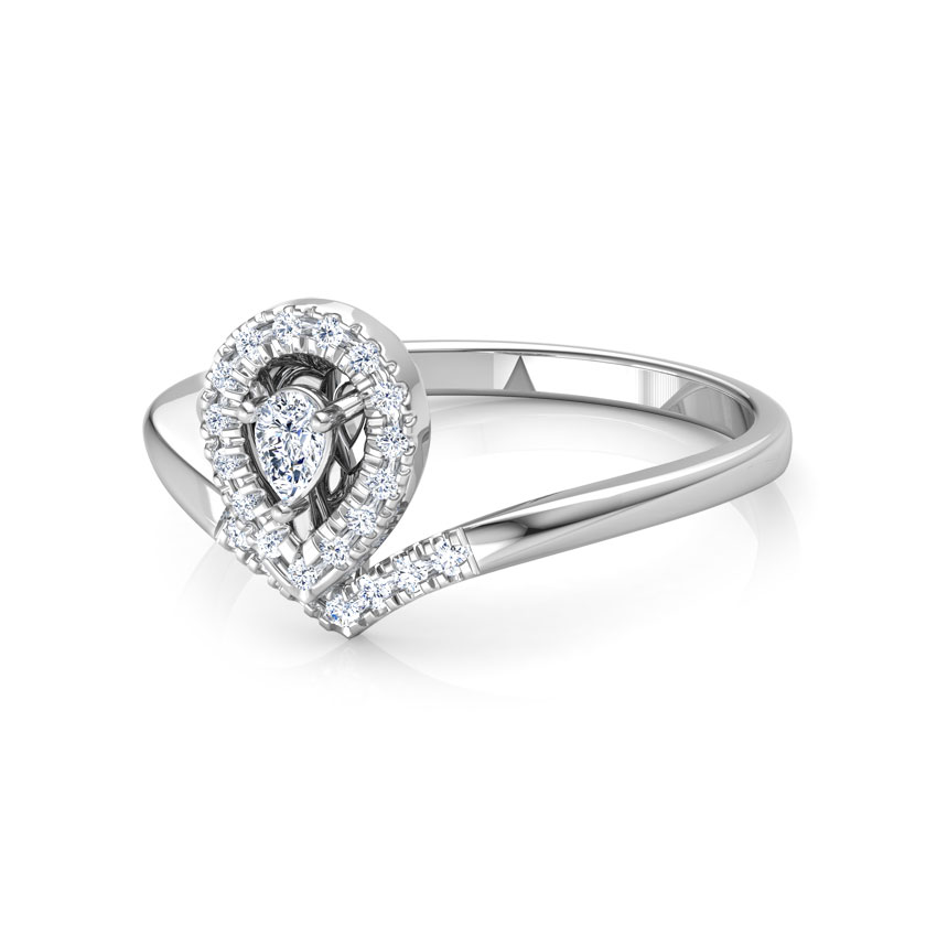 Glowing Drop Promise Diamond Ring Glowing Drop Promise Diamond Ring