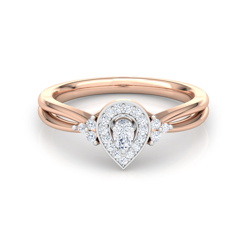 Dazzling Drop Promise Diamond Ring