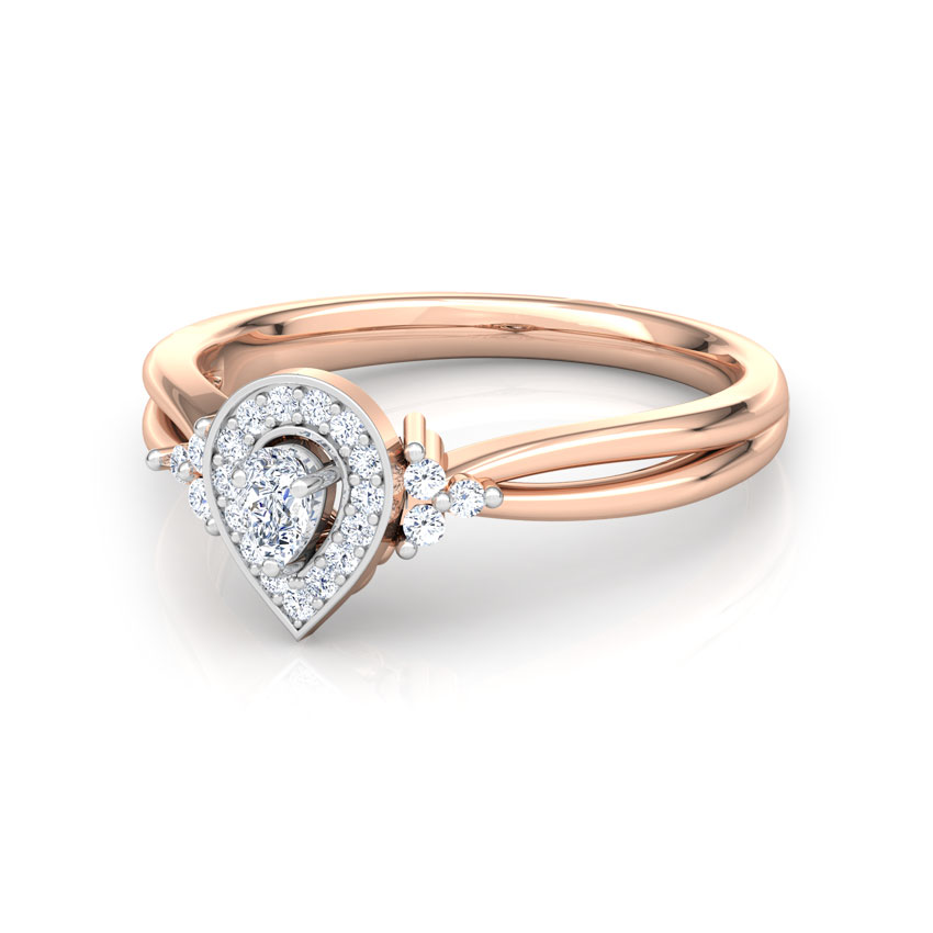 Dazzling Drop Promise Diamond Ring