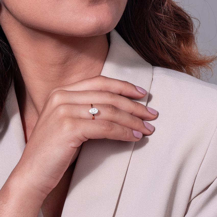 Essential Oval Diamond Ring Essential Oval Diamond Ring