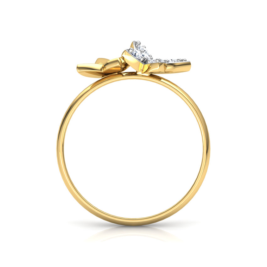 Trendy Duo Butterfly Diamond Ring Trendy Duo Butterfly Diamond Ring