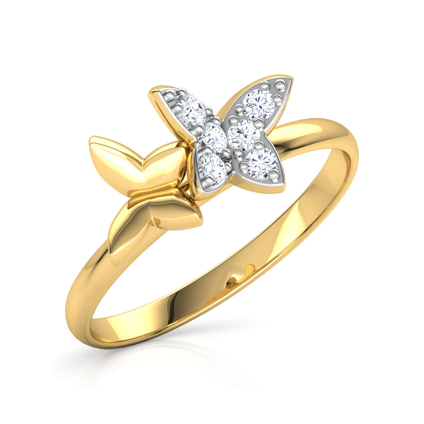Trendy Duo Butterfly Ring