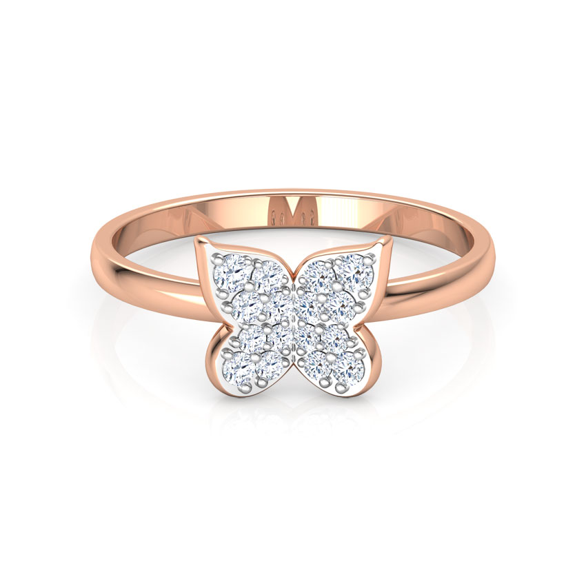 Minimalistic Butterfly Diamond Ring Minimalistic Butterfly Diamond Ring