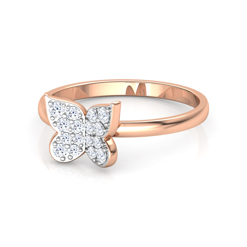 Minimalistic Butterfly Diamond Ring Minimalistic Butterfly Diamond Ring