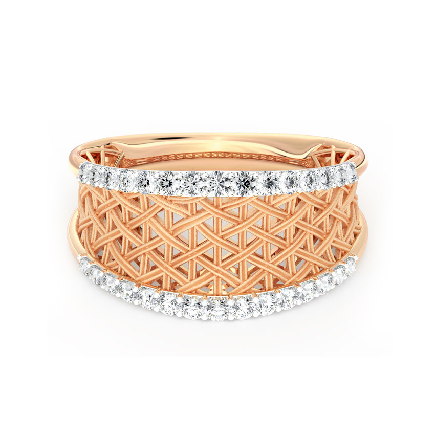 Suave Interlaced Diamond Ring Suave Interlaced Diamond Ring