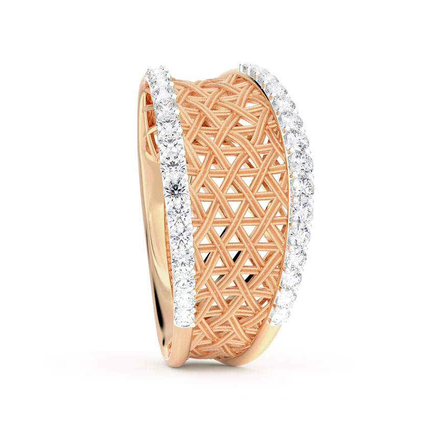 Suave Interlaced Diamond Ring Suave Interlaced Diamond Ring