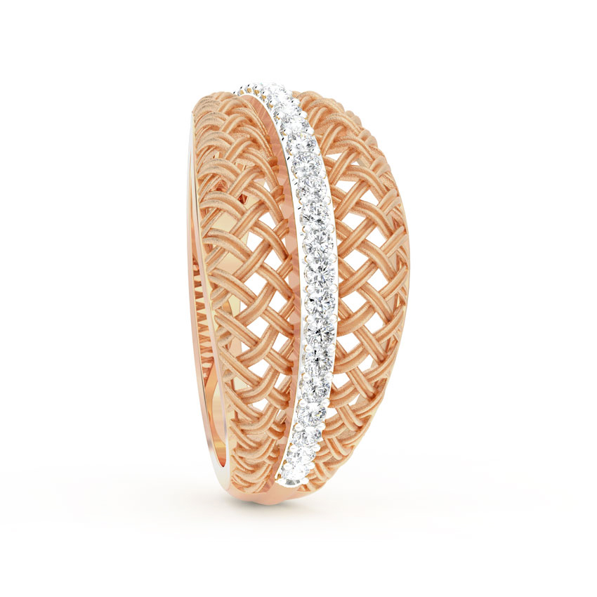Sleek Twill Diamond Ring Sleek Twill Diamond Ring