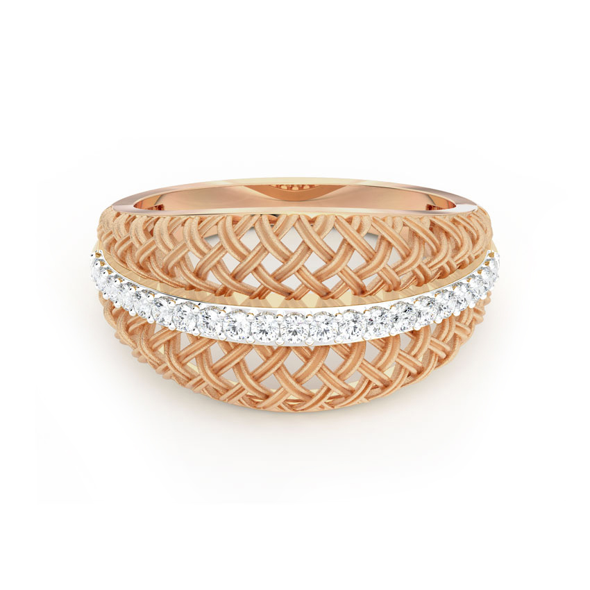 Sleek Twill Diamond Ring Sleek Twill Diamond Ring