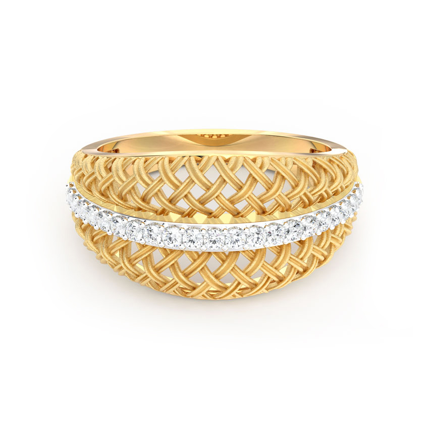 Sleek Twill Diamond Ring Sleek Twill Diamond Ring