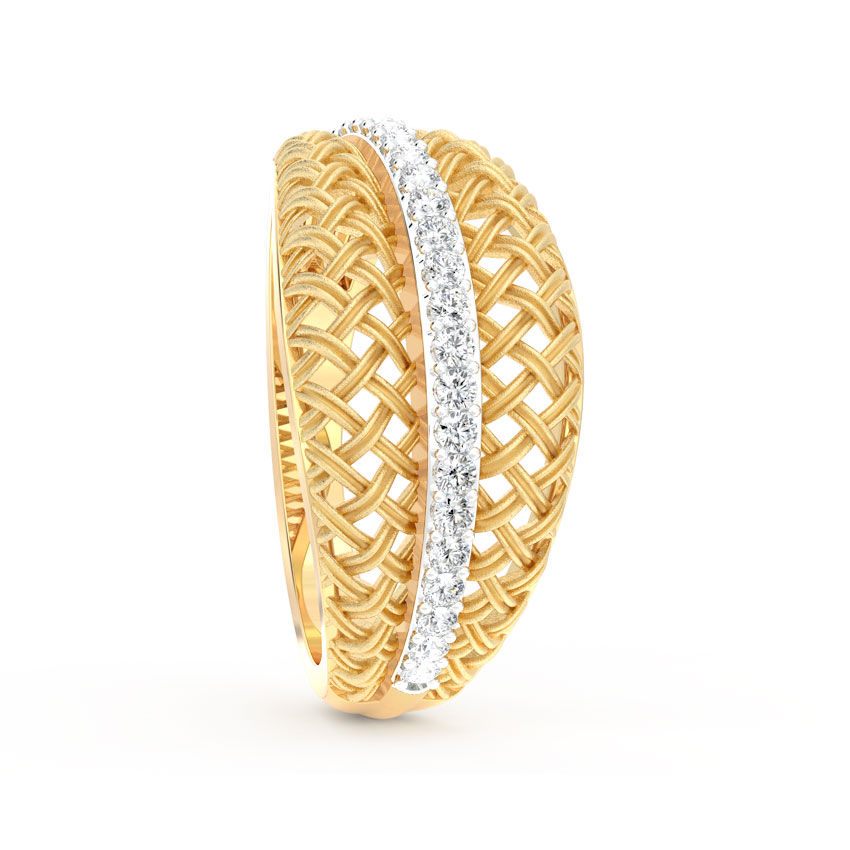 Sleek Twill Diamond Ring Sleek Twill Diamond Ring