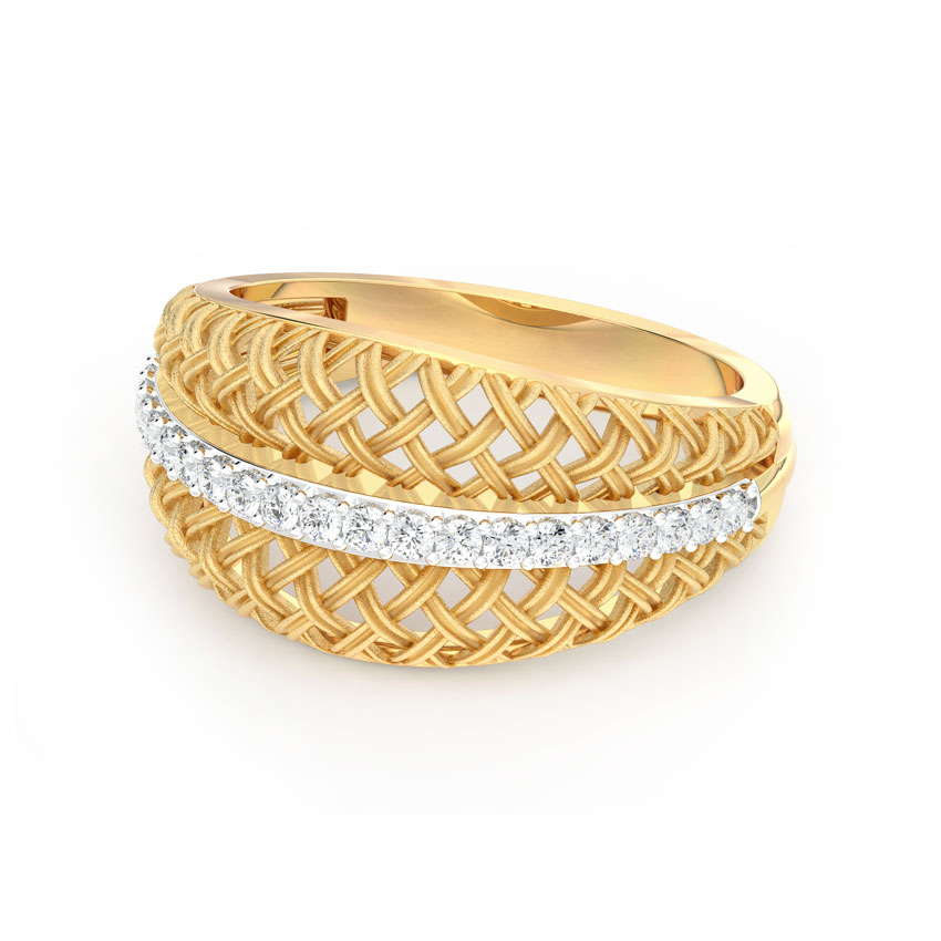 Sleek Twill Diamond Ring Sleek Twill Diamond Ring