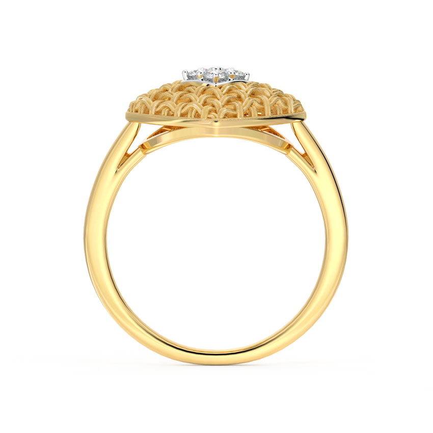 Checkered Twill Diamond Ring Checkered Twill Diamond Ring