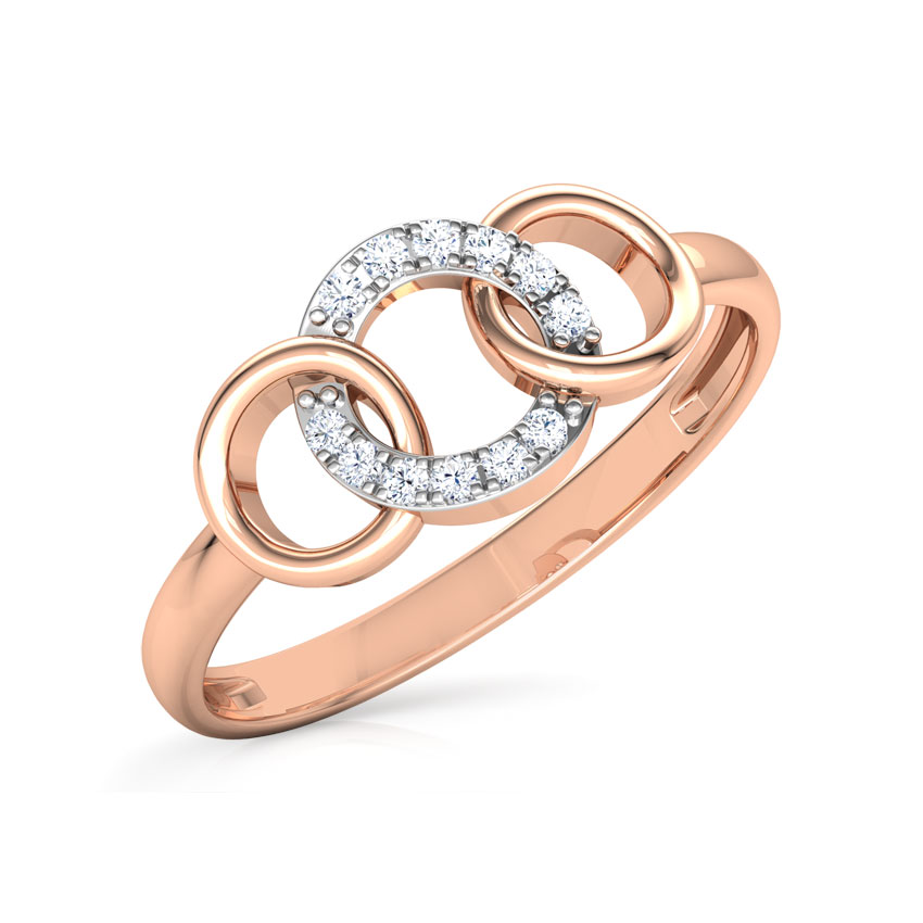 Trio Interlinked Diamond Ring