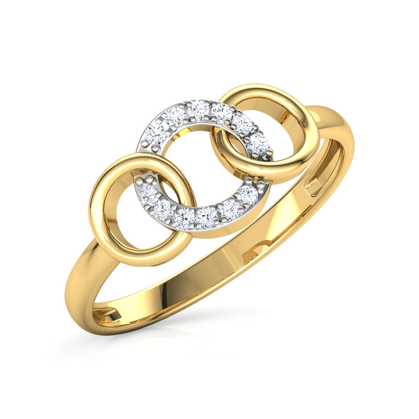 Trio Interlinked Ring