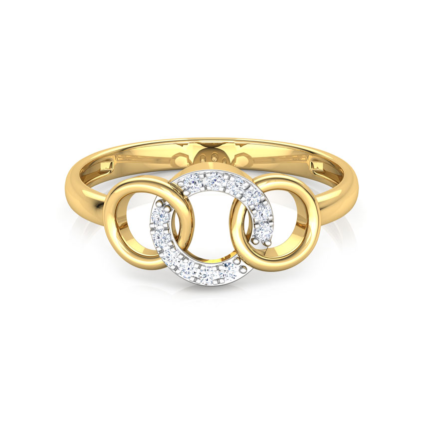 Trio Interlinked Diamond Ring Trio Interlinked Diamond Ring