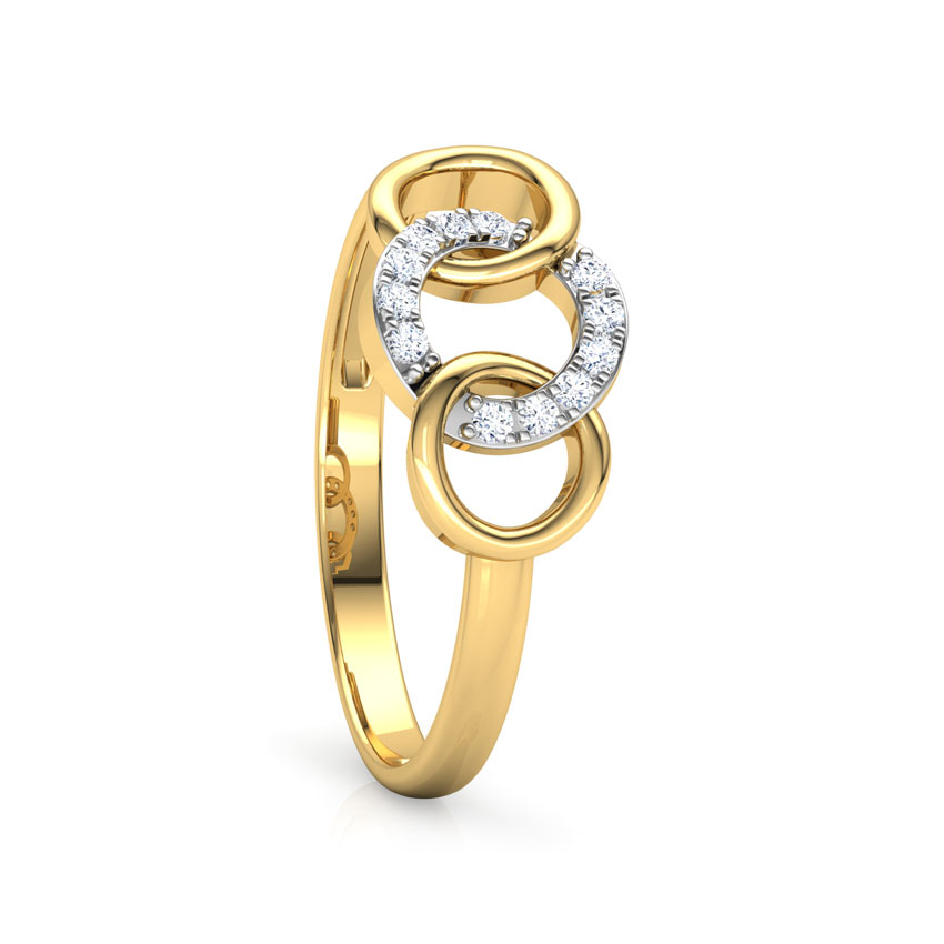 Trio Interlinked Diamond Ring Trio Interlinked Diamond Ring