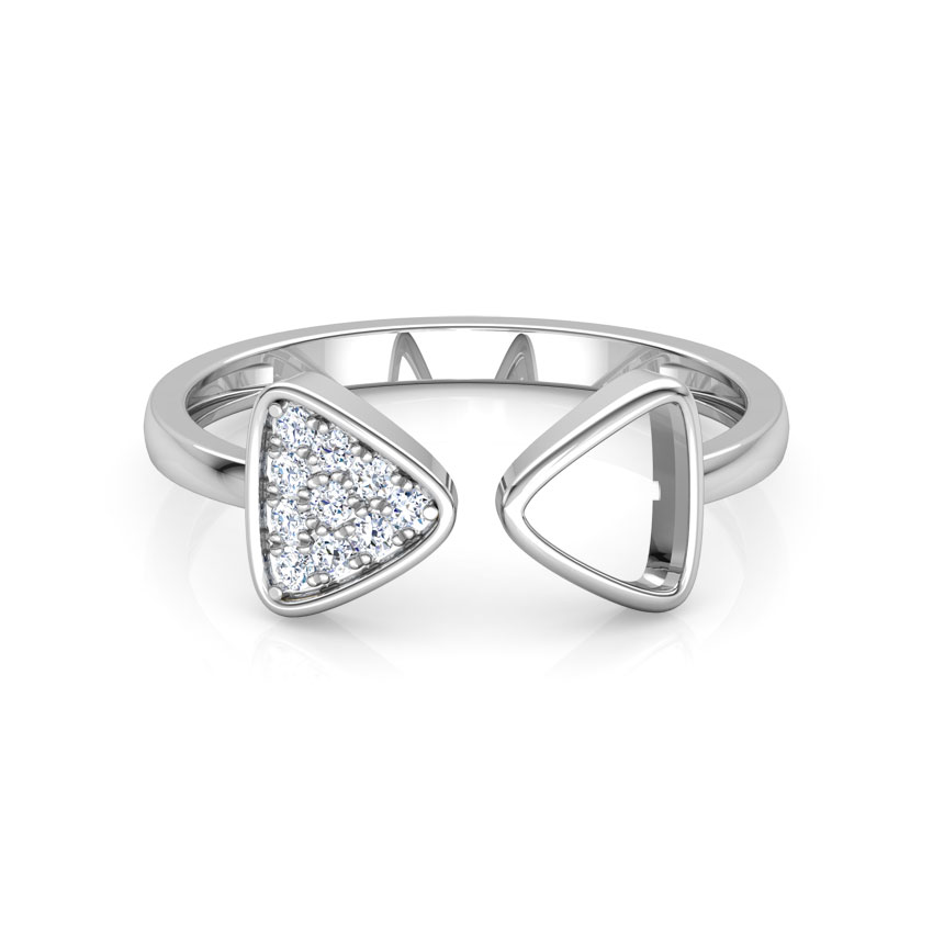 Dual Trigon Diamond Ring Dual Trigon Diamond Ring