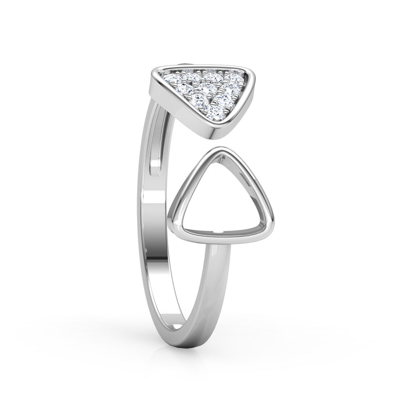 Dual Trigon Diamond Ring Dual Trigon Diamond Ring
